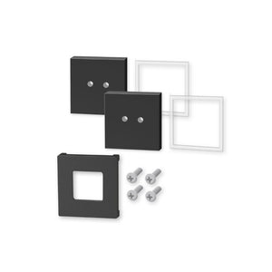 CARVO muurbeugel (zwart) set/2 stuks