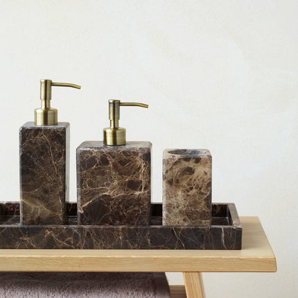 Hammam sæbe dispenser brun lille