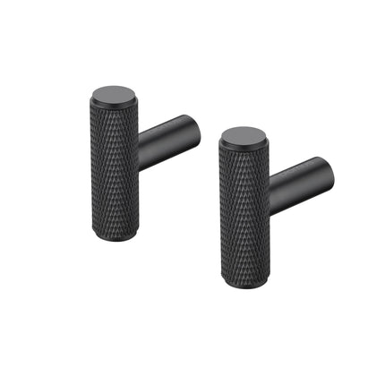 Rof wand hak gerade schwarz (set/2)