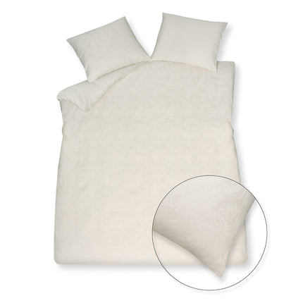 Dekbedovertrek PURITY Florence Cream Tan 200x220 cm (satijnkatoen)