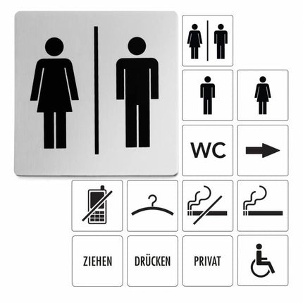 INDICI pictogram 'man/vrouw' (mat)