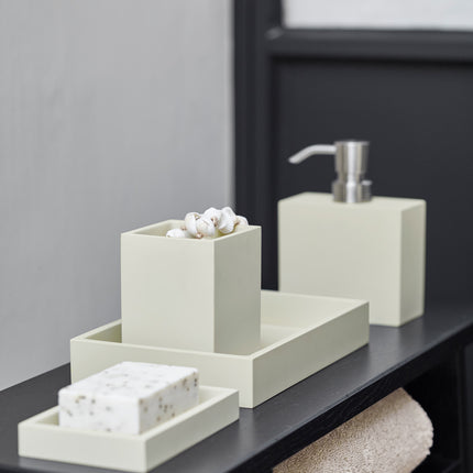 Moon tissue holder Linen