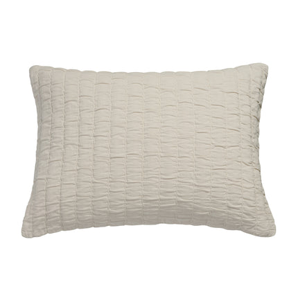 PURE 64 kussensloop 40x55 cm Cream Tan (katoen)