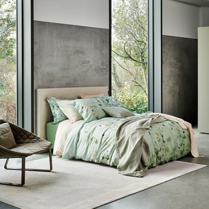 Dekbedovertrek AZALEA Light Green 240x220 cm (satijnkatoen)