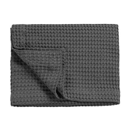 Cojas de piqué de casa en negro 270x250 cm
