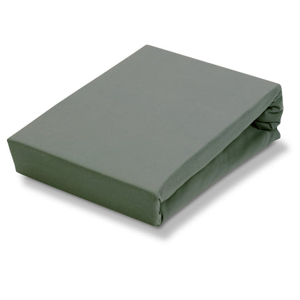 JERSEY SUPREME splittopper hoeslaken Sage Green