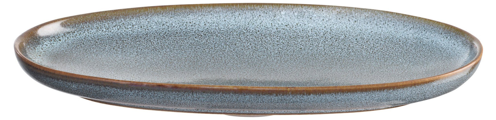 Saisons flade plade oval 20 cm denim