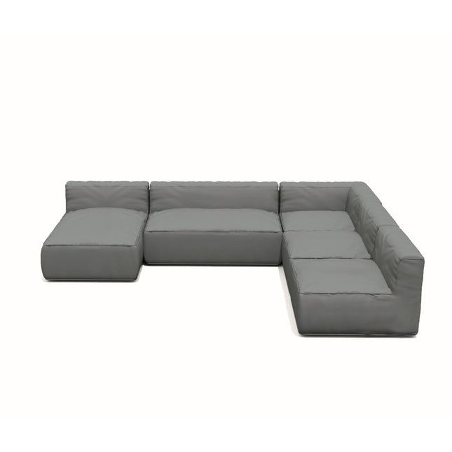Wachsen Sie Lounge Sofa H Stone Boucle