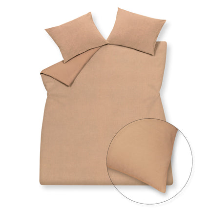 Duvet Cover Purity 79 Praline 240x220 cm (Leinen / Baumwolle)