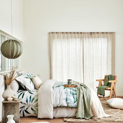 PURE 68 plaid/sprei 160x250 cm Smoke Green (katoen)