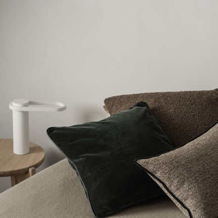 Boucle -Kissenbedeckung Espresso 40x60 cm