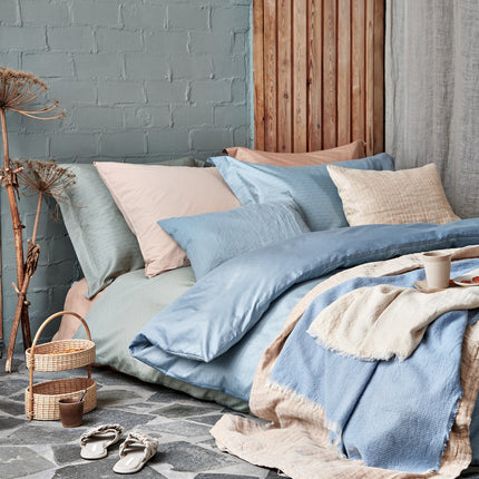 Pure 22 Plaid/SPREI 260x260 cm Sand-048 (Baumwolle/Leinen)