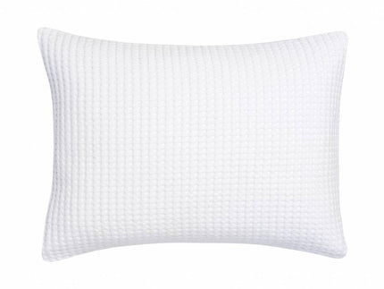 Casa de almohada de pique de casa Blanco 40x55 cm