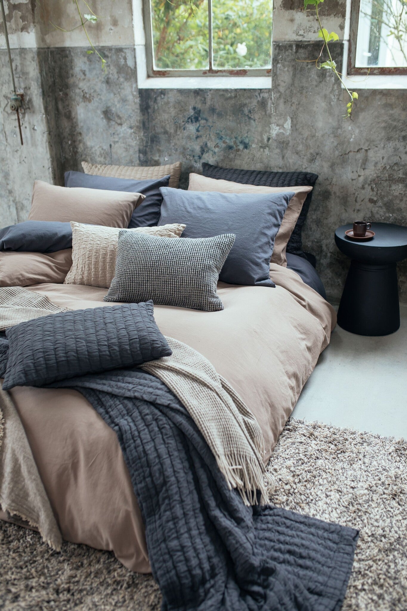 Vandyck Pure 64 Betsprey Baumwolle - schwarze Farbe