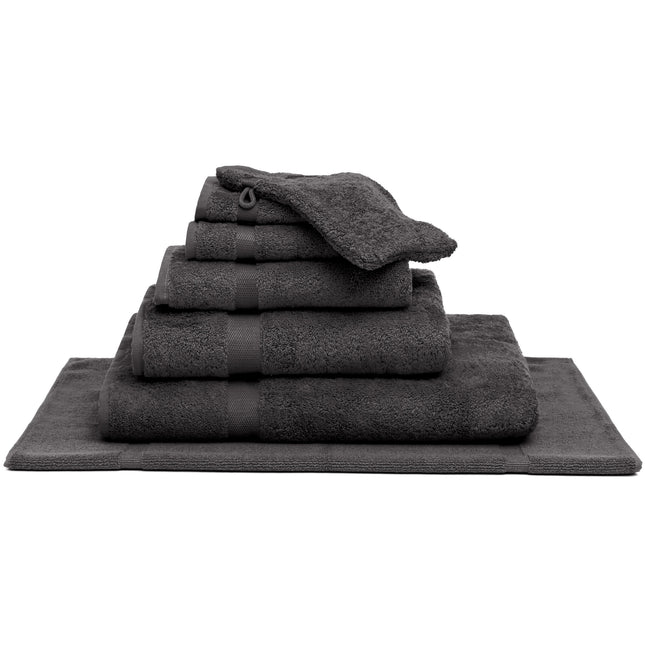 Pakketdeal: 1x badlaken + 4x washand RANGER Anthracite