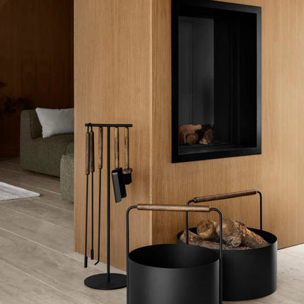 Ashi Fairwood Korb Black Eiche groß