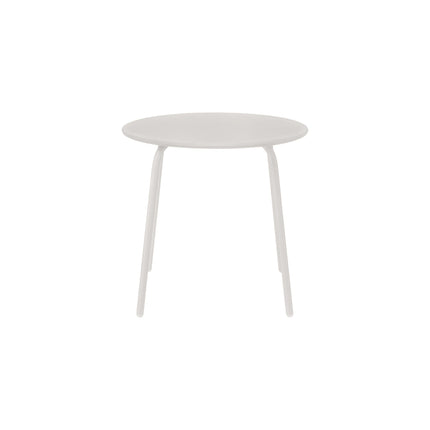 Mesa de jardín Yua Ø 80 cm de seda gris
