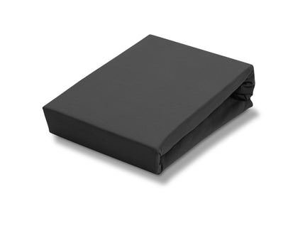 JERSEY SOFT splittopper hoeslaken Off Black