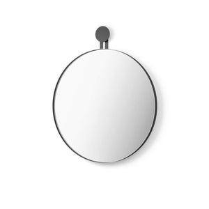 MORMA wandspiegel rond 50 cm (zwart)