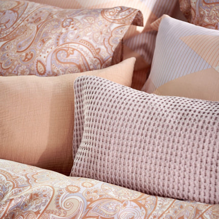 Dekbedovertrek GLAZE Apricot Blush 200x220 cm (satijnkatoen)