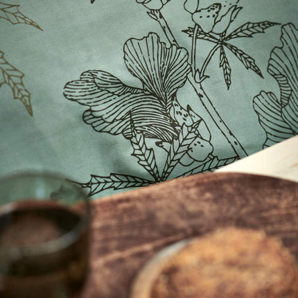 Grüne Geschenk Bettbezug Rauch grün 240x220 cm