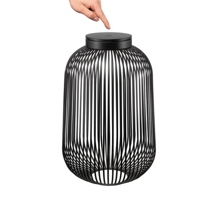 Lito -LED -Lampe Granitgrau groß