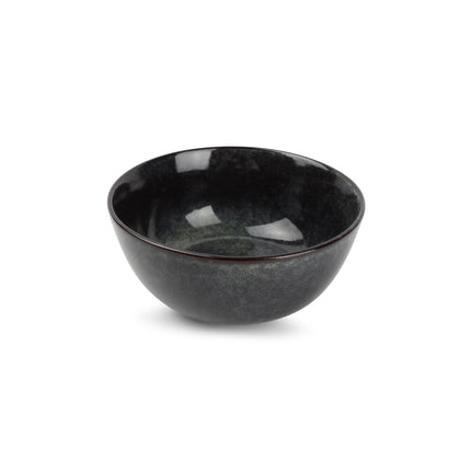 Tazón de puntada/tazón de sopa de 14 cm azul/verde (set/3)