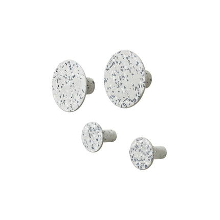 Ponto Wall Hooks Terrazzo Gray (Set/4)