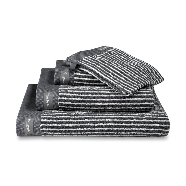 TOM TAILOR Douchehanddoek 70x140 Cm Donker Navy - Zachte Badstof 500 G/m² Met Hangers