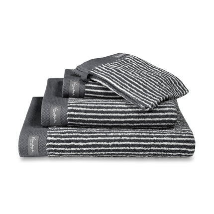 Handdoek HOME Petit Ligne Off Black