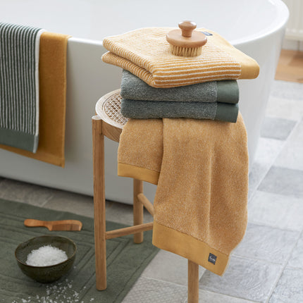 Handdoek HOME Mouliné Olive