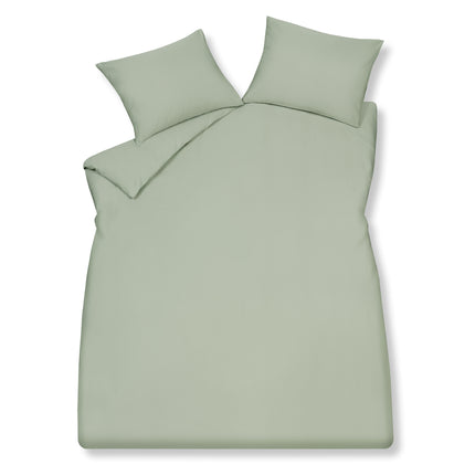 Dekbedovertrek HOME 98 Smoke Green 240x220 cm (satijn Tencel)