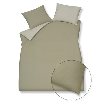 Hjem Livorno Duvet Cover Sage Green 240x220 cm