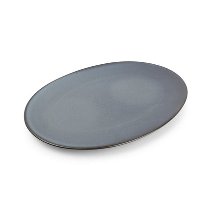 Cirro Flat Plate Oval 36 CM - Dark Blue