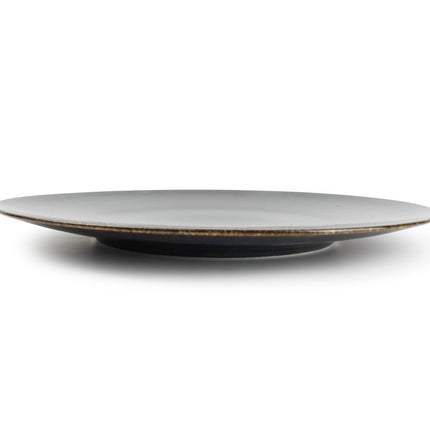 Cirro flat plate / serving board 32 cm - Green Multi