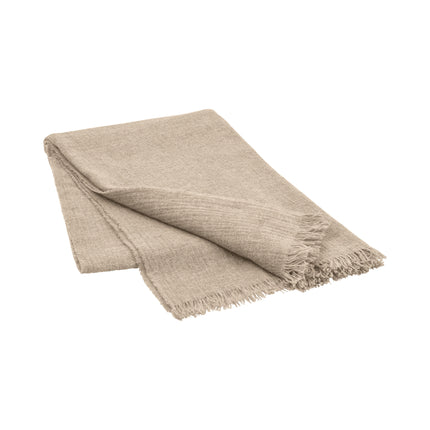 MERINO wollen plaid - Moonbeam