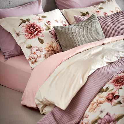 Funda de almohada de algodón lavada 60x70 cm Viola (algodón)