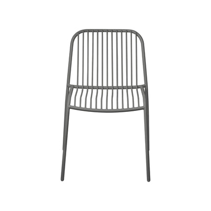 Sedia da giardino yua filo granito grigio