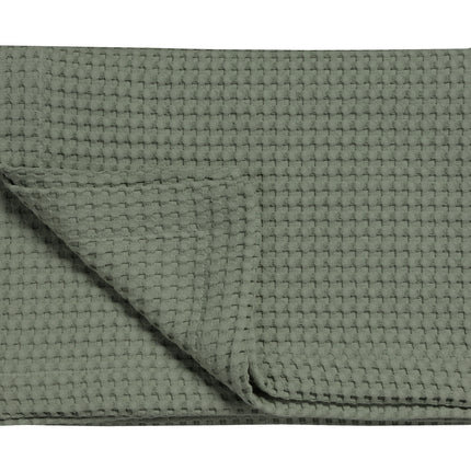 HOME Pique sprei Earth Green 160x250 cm