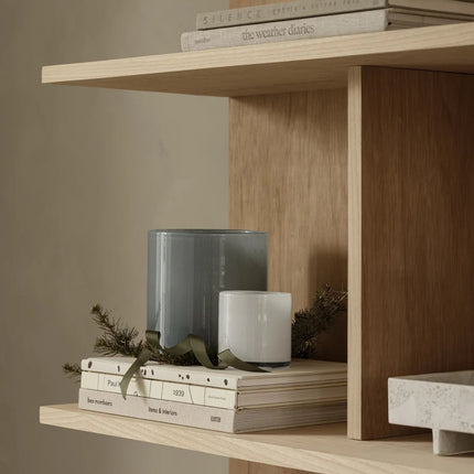 SAGA windlicht White medium