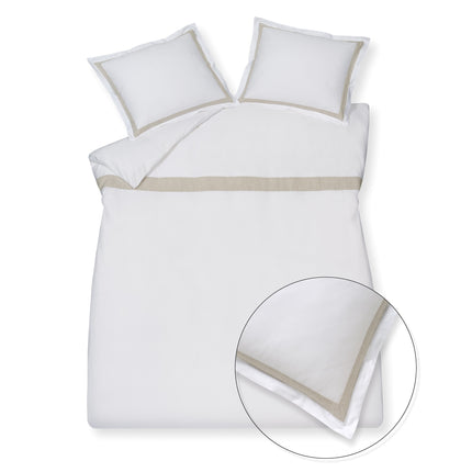 Dekbedovertrek PURITY Capri White 200x220 cm (satijnkatoen)