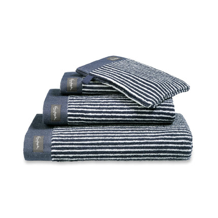 Gastendoek HOME Petit Ligne Blue Ink-199 (set/6)
