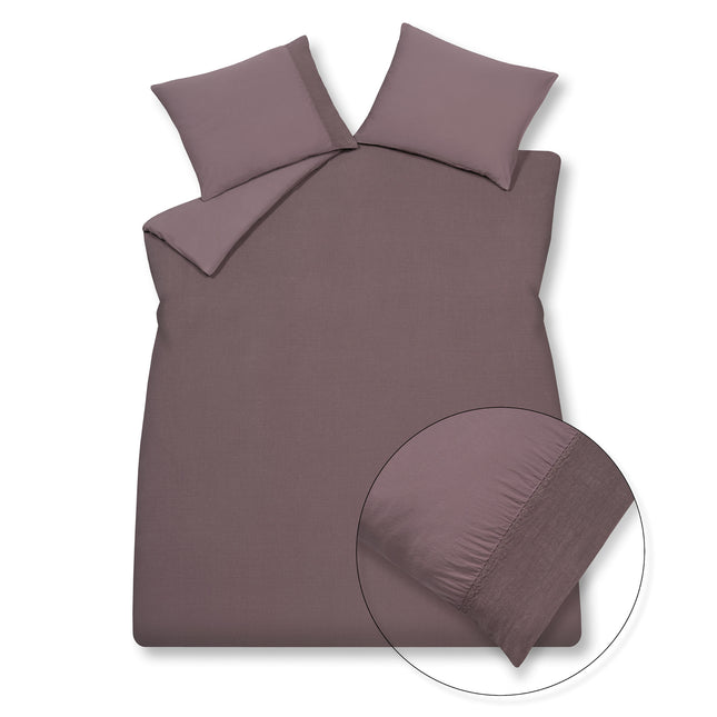 Duvet cover PURE 07 Moonscape 240x220 cm (linen/satin cotton)