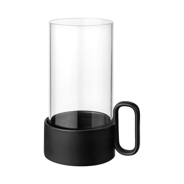 Yuragi Windlicht Black
