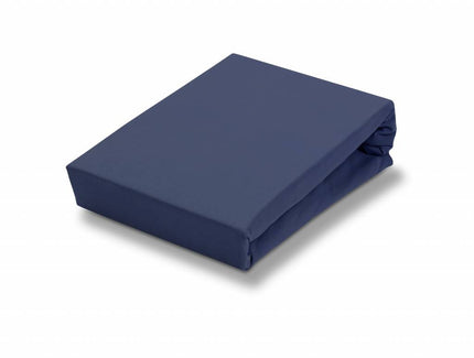 Jersey Supreme Fitted Sheet Navy