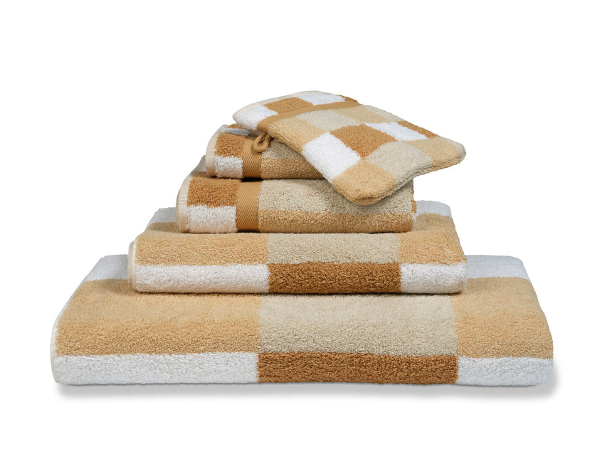 Pakketdeal: 6x gastendoek BOSTON Sandy Gold