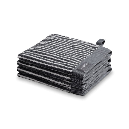 Washand HOME Petit Ligne Off Black-198 (set/6)