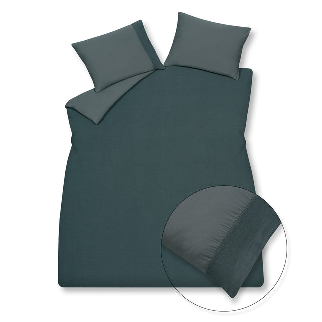 Duvet cover PURE 07 Oceanview 240x220 cm (linen/satin cotton)
