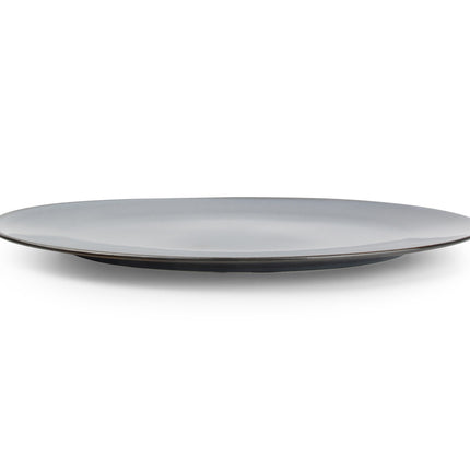 Cirro Flat Plate Oval 36 CM - Dark Blue