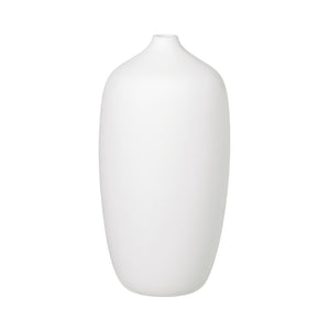 Jarrón de ceola blanco 25 cm